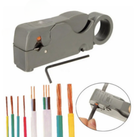 Kleiner Kabel Abisolierer - Spezialabisolierer, Abisolierung von Außenmantel und Innenleiterisolation Typ: Kleiner Abisolierer